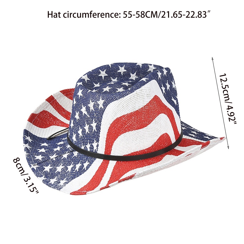 Mũ Cói Cao Bồi Chống Nắng Ngoài Trời Hình Ngôi Sao Năm Cánh Đơn Giản Kiểu Phương Tây Thời Trang Xuân Hè