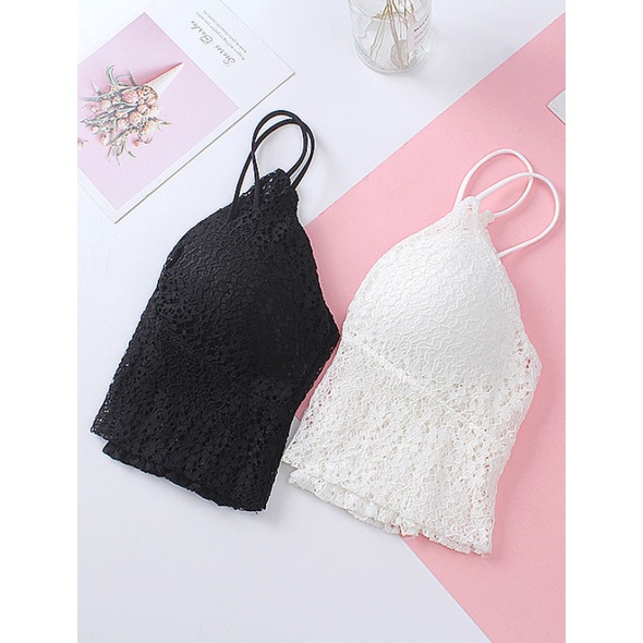 Áo bra nữ ren hai dây cao cấp, thiết kế đơn giản, trẻ trung, dễ phối đồ, phù hợp dưới 60kg (MS 04064) Anna Shop