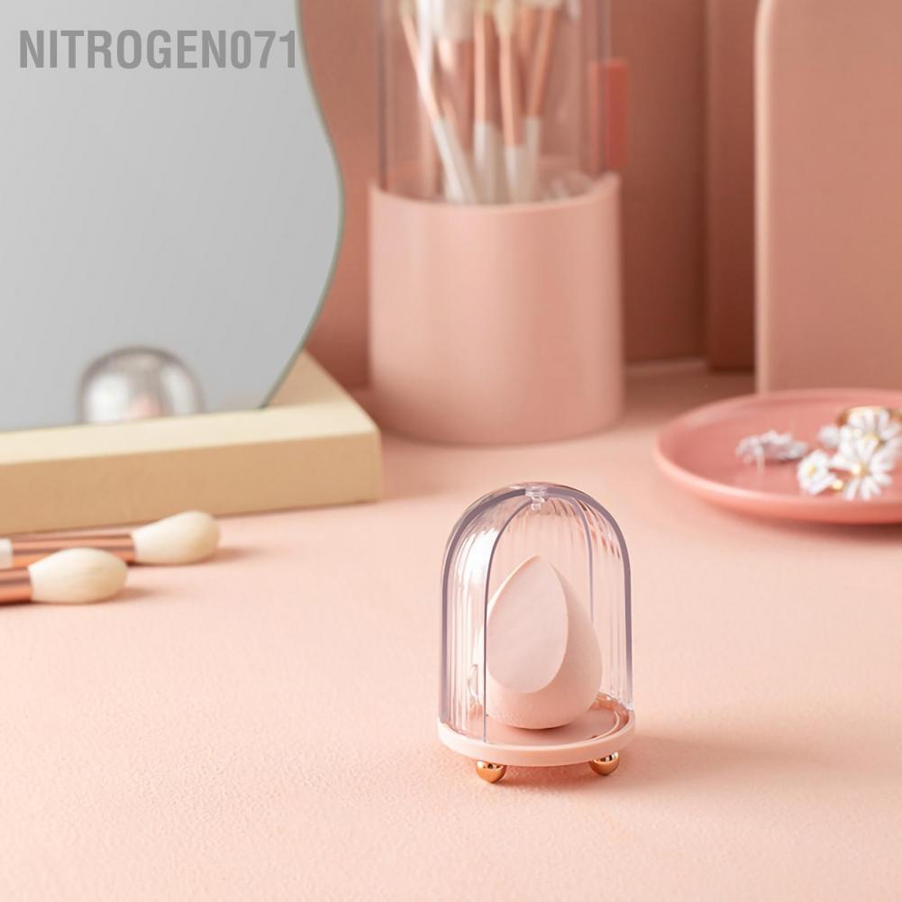 Nitrogen071 Mút tán kem nền mút trang điểm mềm mịn Hộp đựng miếng bọt biển trang điểm Làm khô trứng làm đẹp đồ