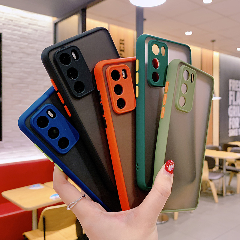 Ốp lưng TPU màu xỉn cho Huawei P30 Pro P40 Pro Mate 20 Pro