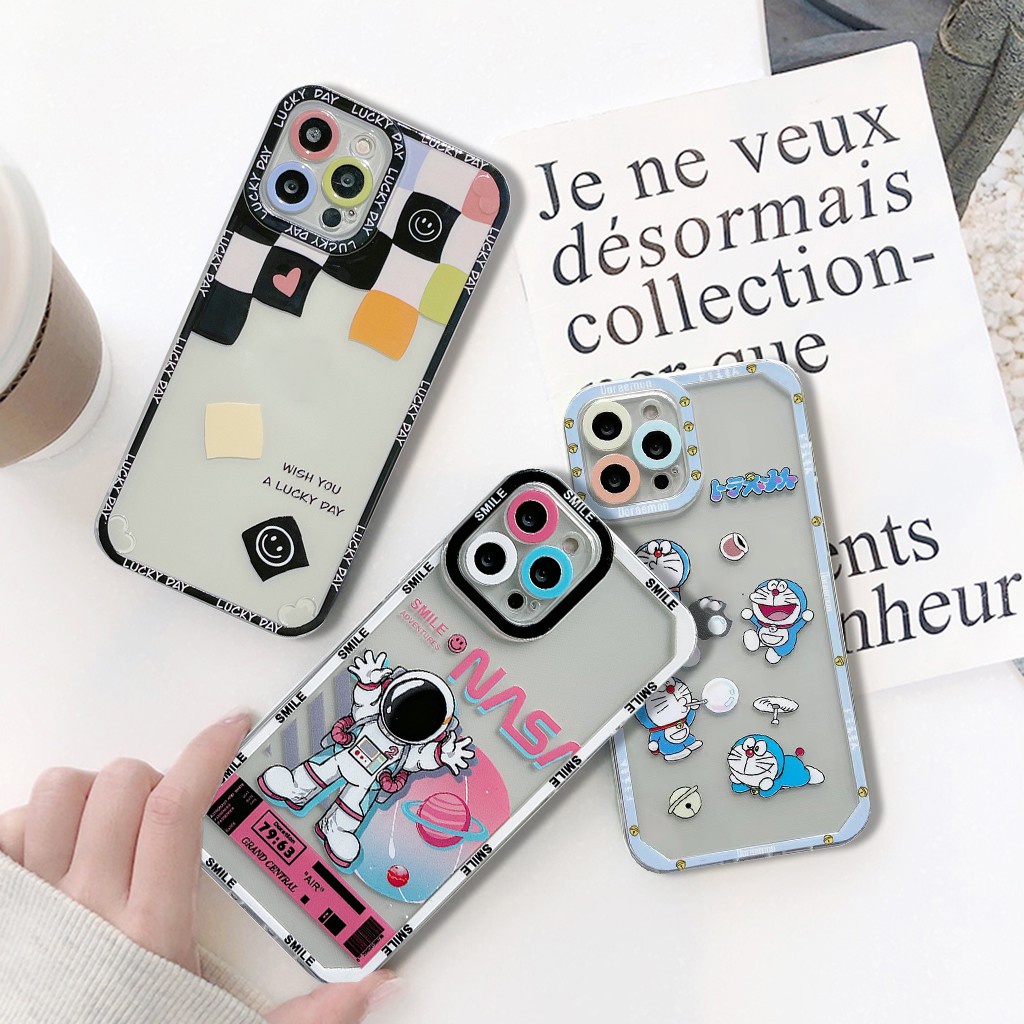 Ốp Lưng Iphone Cạnh Vuông Bảo Vệ Camera Viền Nổi NASA 6/6plus/6s/6splus/7/7plus/8/8plus/x/xs/11/12/pro/max/plus