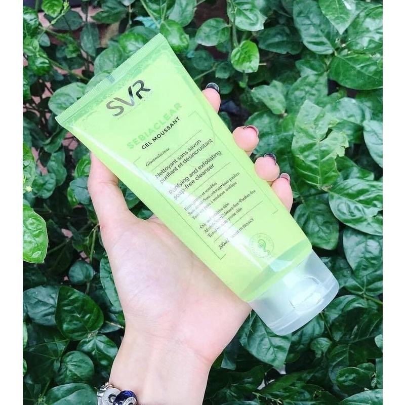 Sữa Rửa Mặt SVR dạng Gel Cho Da Dầu Mụn Sebiaclear Gel Moussant 200ml