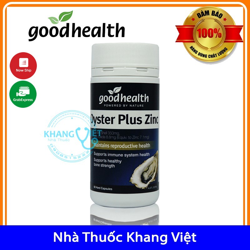 Tinh chất hàu biển Úc Oyster Plus Zinc 60 viên