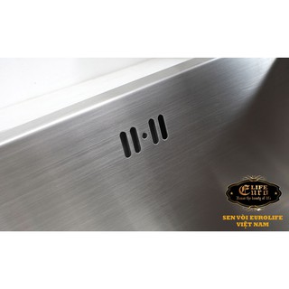 CHẬU INOX 2 HỐ EUROLIFE EL-C8245