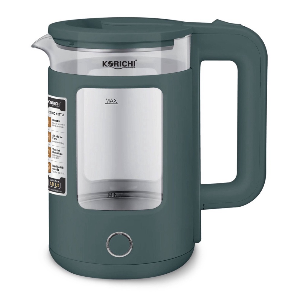 Ấm đun siêu tốc KORICHI 1,8 LÍT KRC-5185