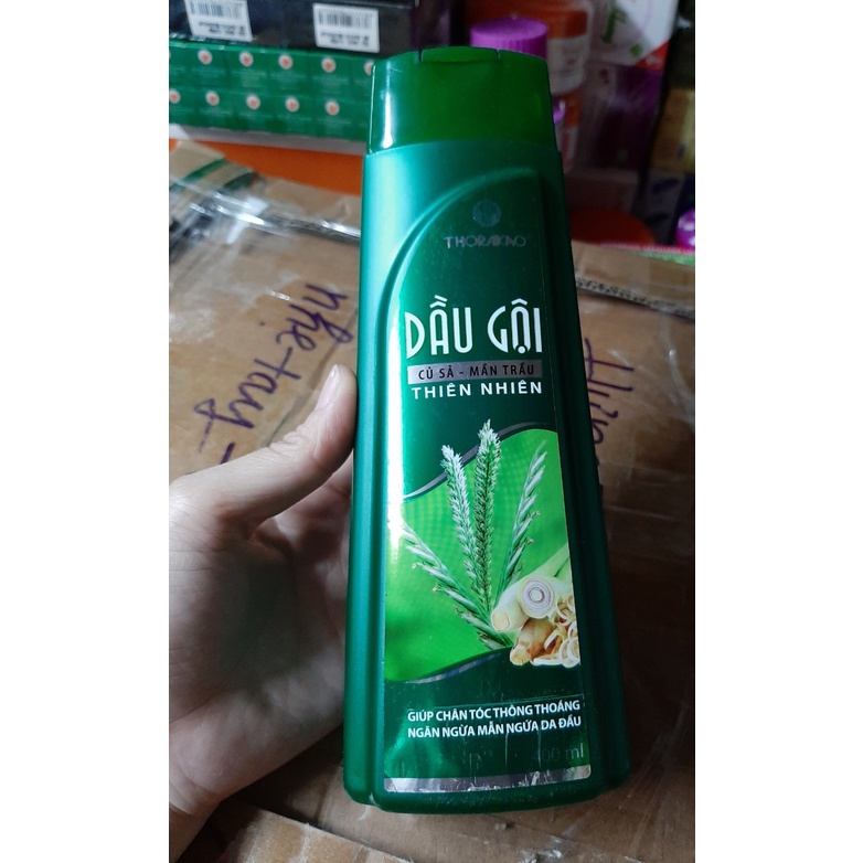 Dầu Gội THORAKAO 400ml 3 Hương gồm : Củ Sả - Mần Trầu ,Chanh Sả Bạc Hà ,Hà Thủ Ô