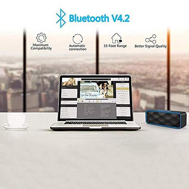 [Mã ELFLASH5 giảm 20K đơn 50K] Loa Bluetooth Không Dây SC211 Có Hỗ Trợ Đài FM Bảo Hành