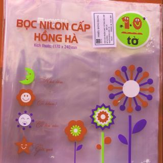 Nilon bọc vở ô ly sách giáo khoa Hồng Hà (10 tờ)