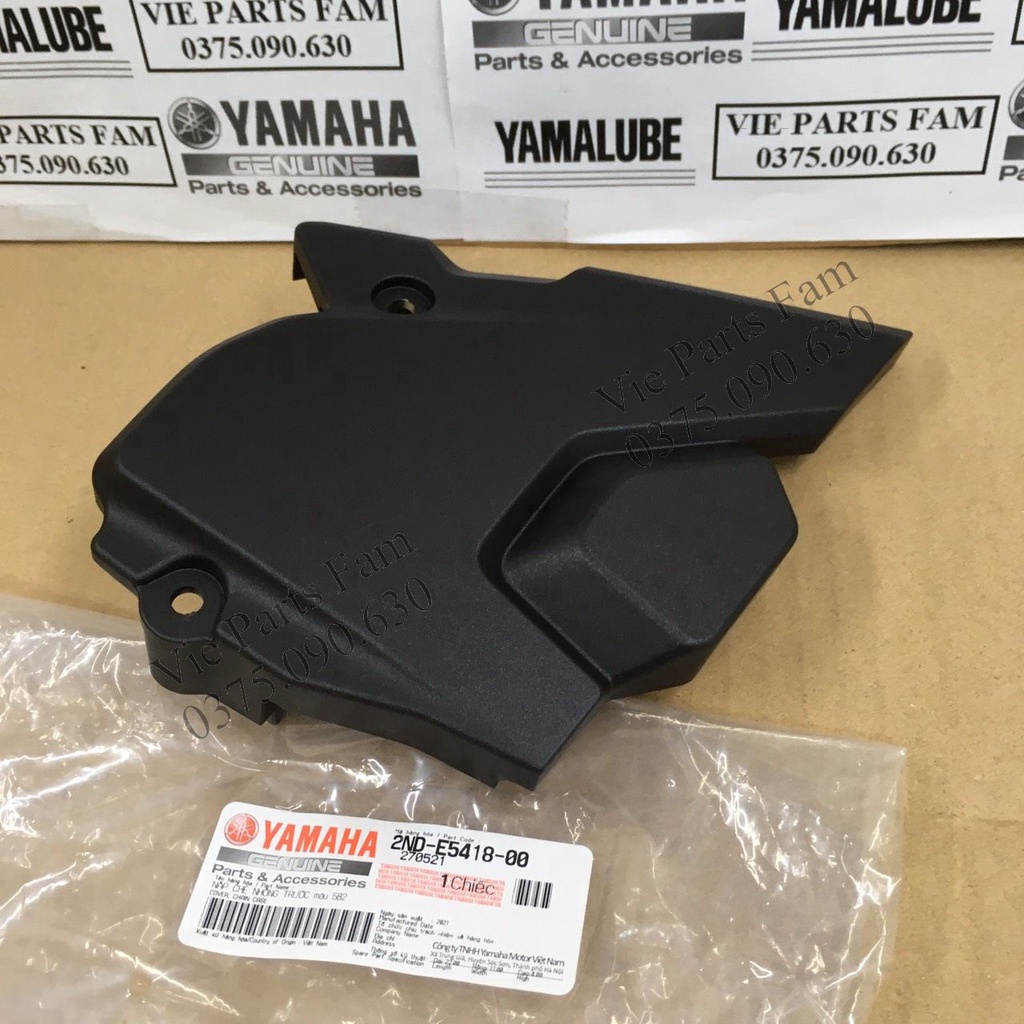 Nắp che nhông/ đuôi cá Exciter 150 màu Đen nhám - Hàng chính hãng Yamaha