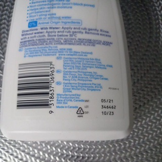 HSD 10/23 ❥Sữa rửa mặt Cetaphil 500ml CANADA