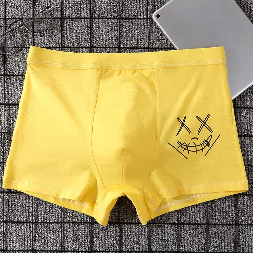 Quần Lót Boxer Không Đường May Lưng Vừa Màu Sắc Đơn Giản Cho Nam Giới Có Size Lớn