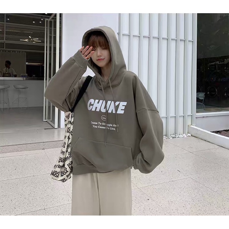 ÁO HOODIE NỮ , ÁO CHUKE CÓ TÚI TRƯỚC CHẤT VẢI MỀM, BÊN TRONG LÓT LÔNG (hàng có sẵn)