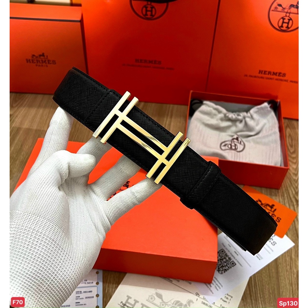 Thắt Lưng Chữ H Da Xịn Hàng Đẹp Cao Cấp Fullbox