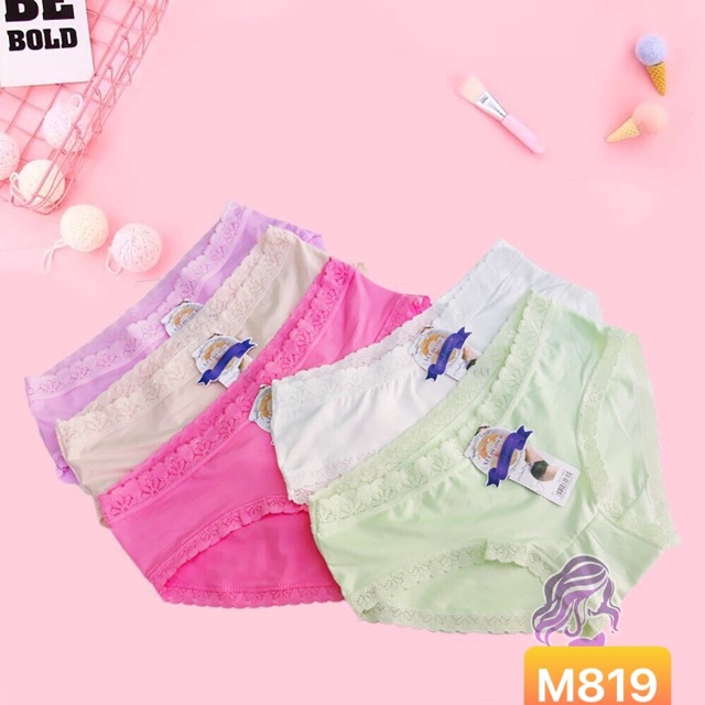 COMBO 10 QUẦN COTTON PHỐI REN 819 from dưới 58kg