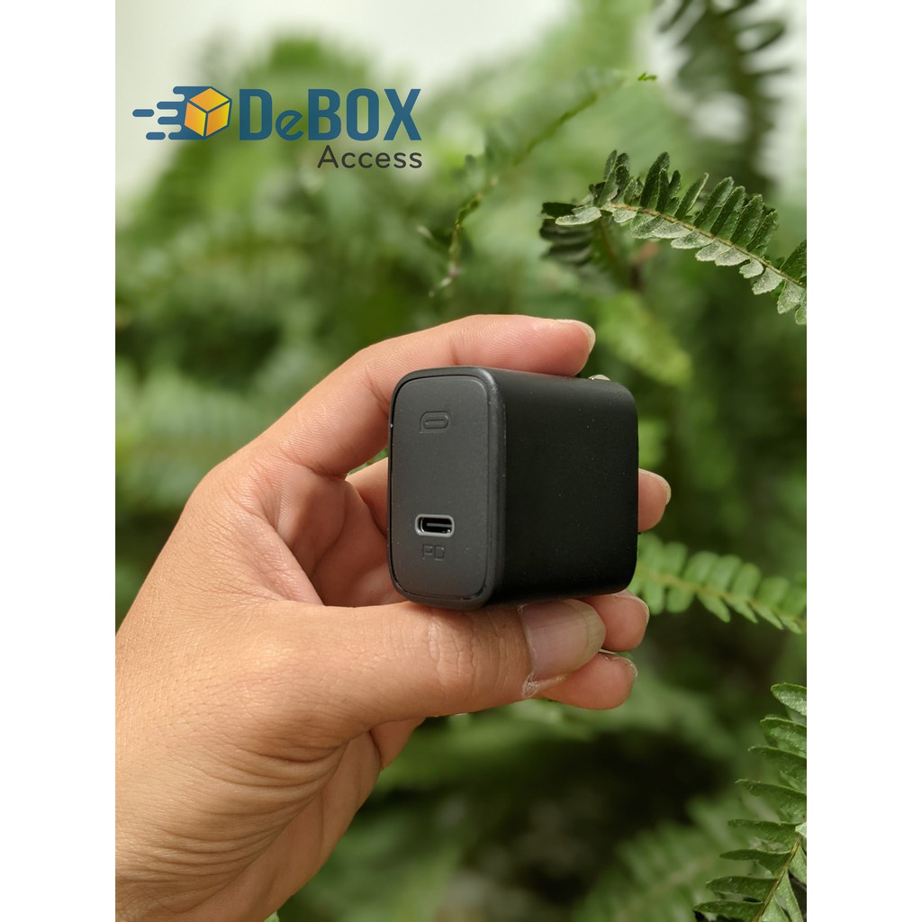 Cốc Sạc Nhanh Siêu Nhỏ Aukey PA-F1S Cổng Type C Power Delivery 18W-20W - Chính Hãng
