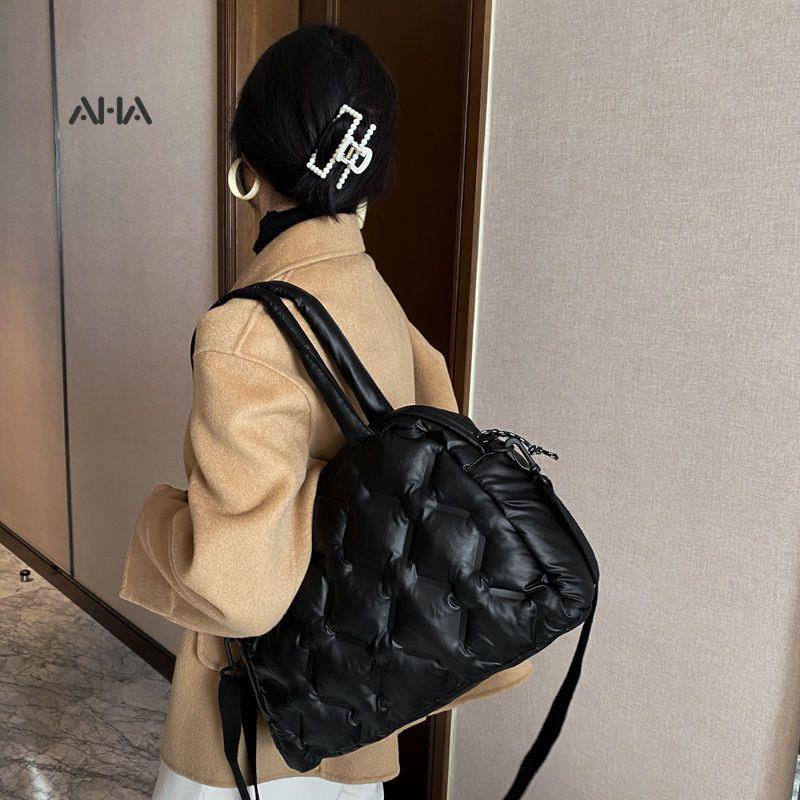 Túi đeo chéo AHA official sức chứa lớn phong cách đơn giản thời trang dành cho nữ