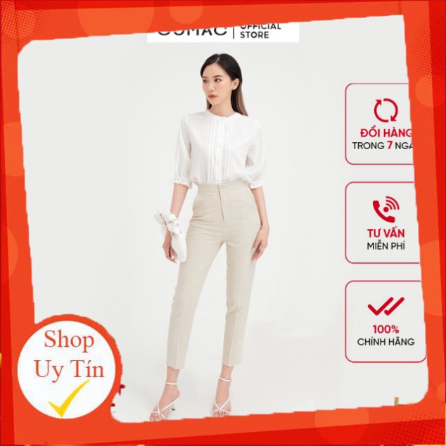 Quần tây nữ cơ bản GUMAC đồ công sở thanh lịch QB401