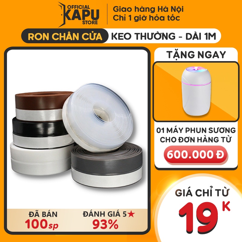 Ron chân cửa dính tốt chống gió lùa, côn trùng, keo 3M thường