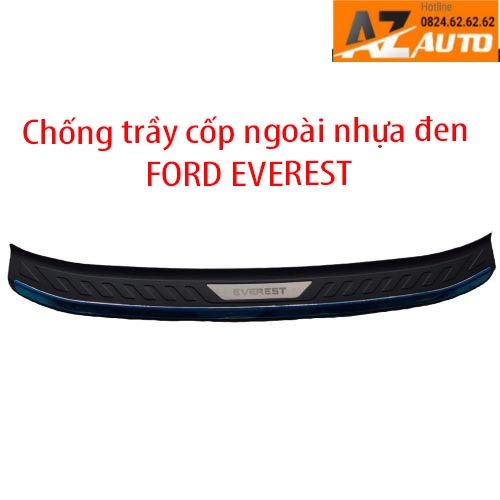 Chống trầy cốp ngoài nhựa theo xe Everest 2017-2022 -Tặng keo trợ dính