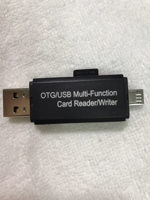 [FREESHIP 99K]_Đầu đọc thẻ Micro SD/SD chuyển đổi từ Micro USB OTG sang USB 2.0