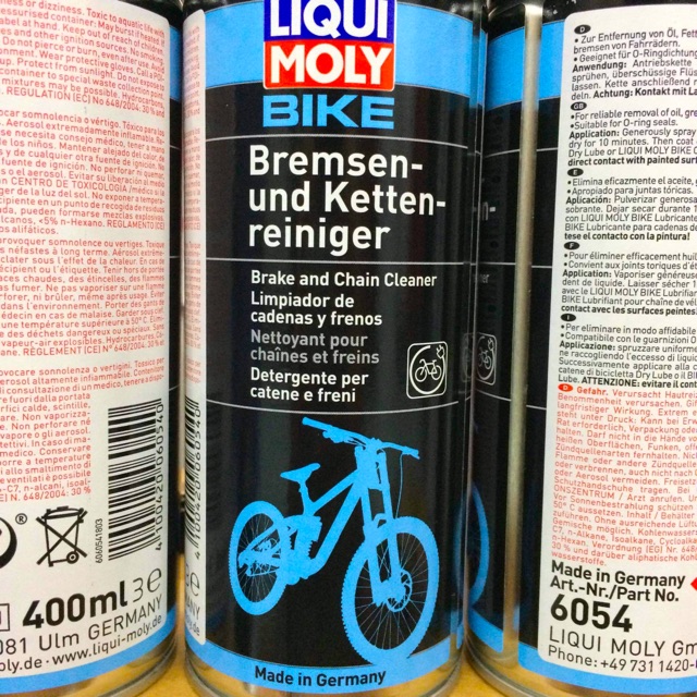 Xe Đạp - Liqui Moly Bike Brake & Chain Cleaner 6054 Dung Dịch Vệ Sinh Sên - Phanh Đĩa Xe Đạp Cao Cấp Made in Germany