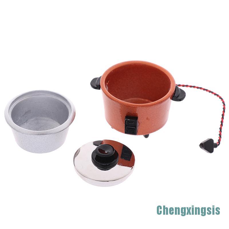 1 Mô Hình Nồi Cơm Trang Trí Nhà Búp Bê Tỉ Lệ 1: 1