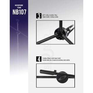 Chân đứng Micro thu âm NB 107 - Microphone Stand