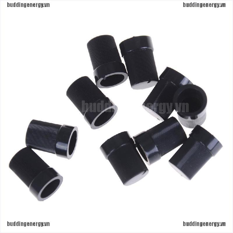 Bộ 10 Nút Vặn Nhựa Màu Đen 6mm