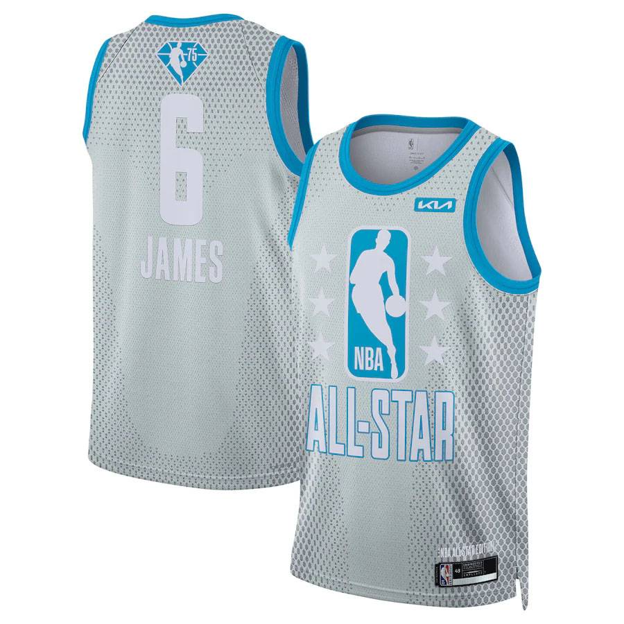 Áo Thun Thể Thao Nba Jersey 2022 All-Star No.6 James No.7