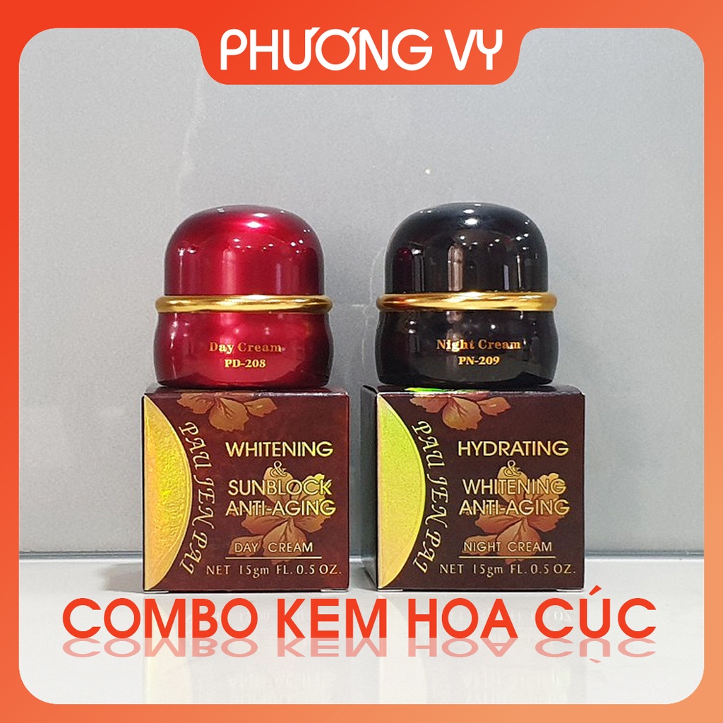 [CHÍNH HÃNG] Kem đêm Kem Hoa Cúc, làm sạch nám và dưỡng trắng da, kem nám, mỹ phẩm Pau Jen Pai.