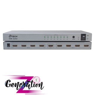 BỘ CHIA HDMI 1 RA 8 DTECH (DT-7148) - MULTI HDMI 1-8 4K DTECH (DT-7148)