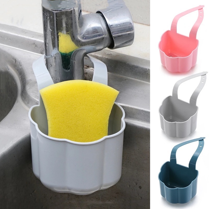 Giá Đỡ Để Xà Phòng Đa Chức Năng Gắn Bồn Rửa Nhà Bếp/Phòng Tắm Không Cần Đục Lỗ