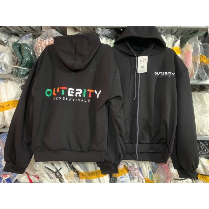 Áo nỉ Hoodie OUTERITY chất nỉ dày dáng rộng Unisex.hangtotgiare98 | BigBuy360 - bigbuy360.vn