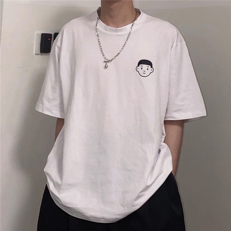 [Mã FAMAYWA giảm 10K đơn 50K] Áo thun Hàn Quốc Ulzzang Harajuku tay ngắn in hình hoạt họa | BigBuy360 - bigbuy360.vn