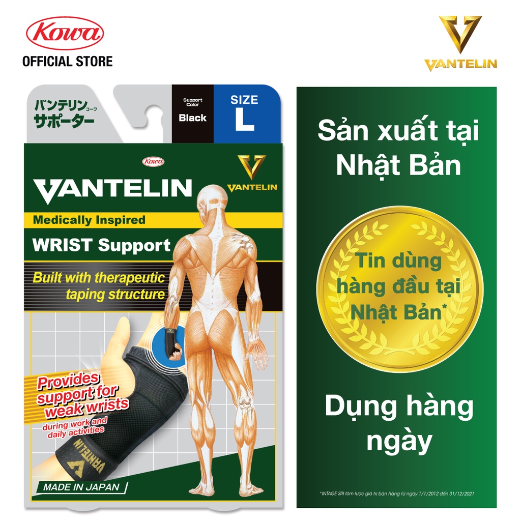 Băng Bảo Vệ Khớp Cổ Tay Vantelin Wrist Support size L