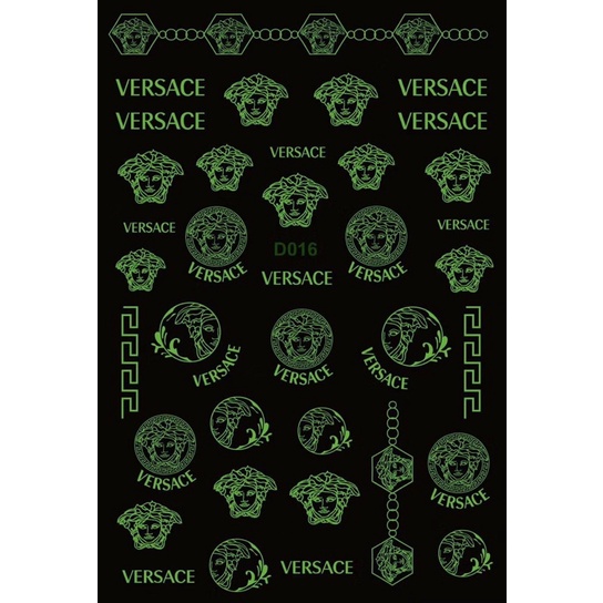 Hình dán móng tay Dạ quang 12