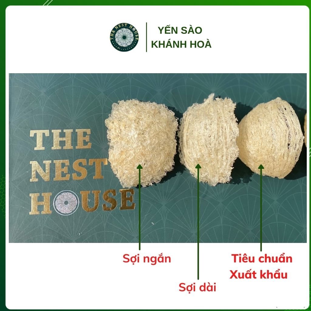 [HÀNG CÔNG TY] 100G tổ yến sào Khánh Hoà Nha Trang tinh chế sợi dài loại 1 - yến xào tự nhiên cao cấp The Nest House