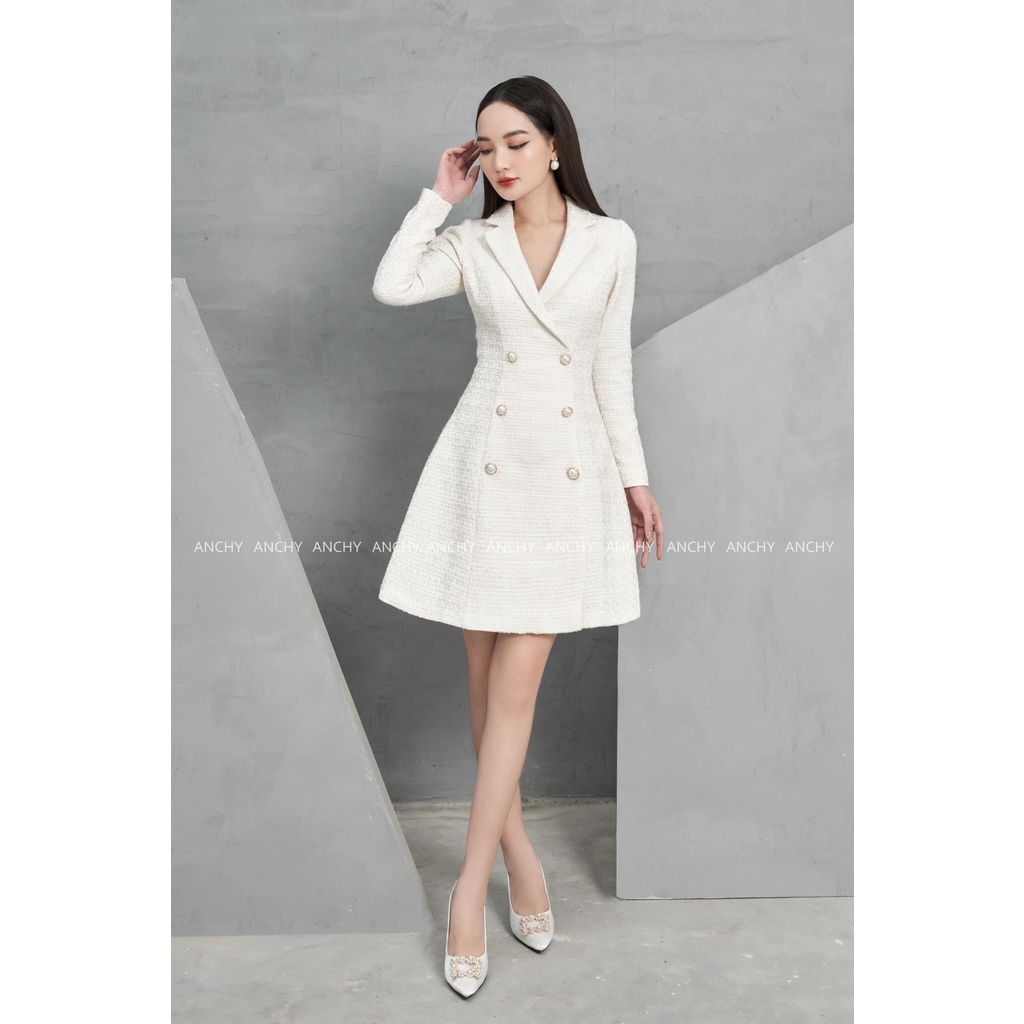 Váy dạ trắng - AD035