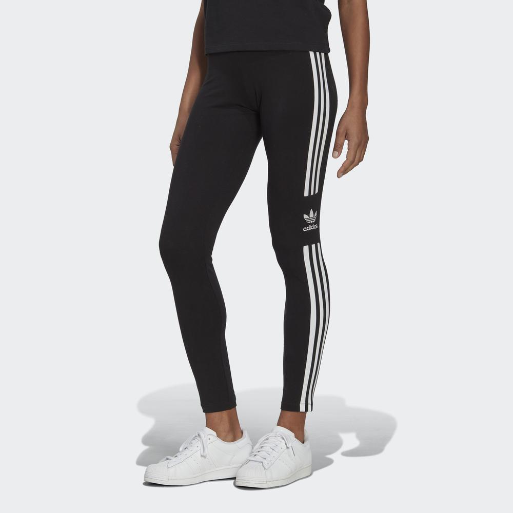 Quần Bó adidas ORIGINALS Nữ Quần bó Trefoil Màu đen DV2636