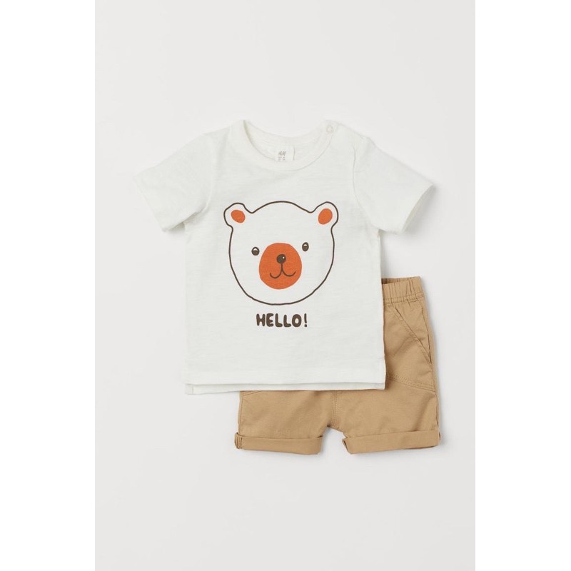 Sét bộ Gấu áo cotton quần thô
