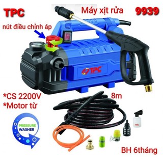 Máy xịt rửa xe TPC 9939 - có chỉnh áp 2200W
