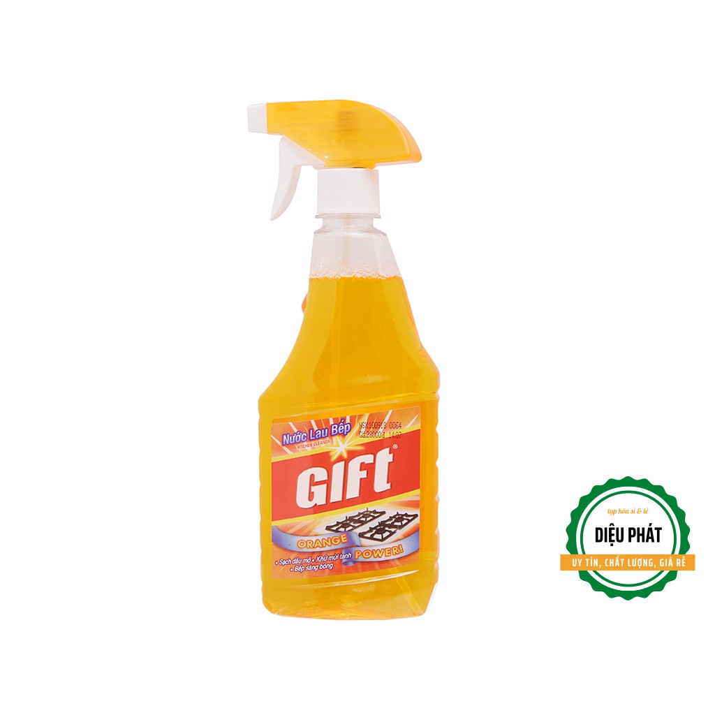 ⚡️ Nước Lau Bếp Gift Orange Power Tinh Dầu Cam Chai 520ml