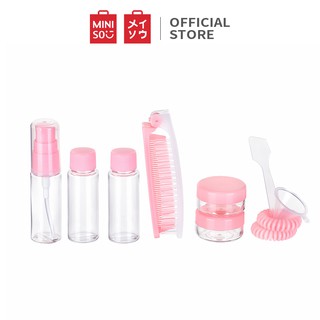 Bộ sang chiết mỹ phẩm nắp trắng MINISO