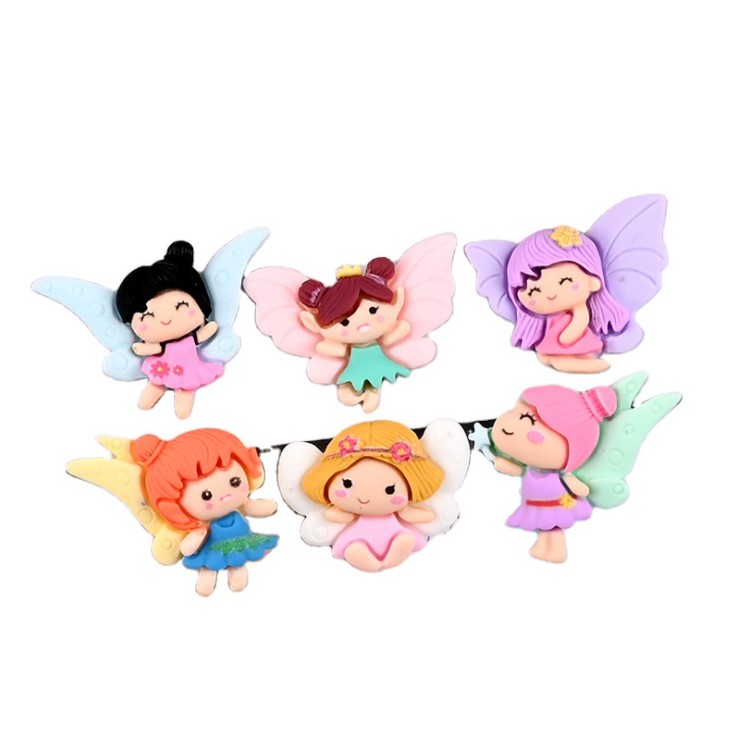 Jibbitz sticker gắn dép Crocs hình nàng tiên fairy nhỏ xinh