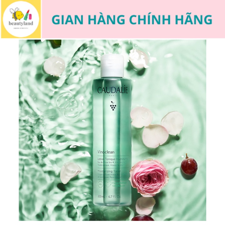 Nước hoa hồng Caudalie Lotion Tonique Hydratant Vinoclean 200ml~ 400ml