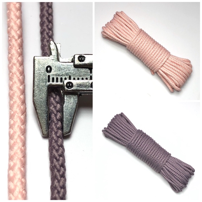10 mét - Dây Dù 3.5mm tròn có lõi  đẹp chắc chắn dùng làm vòng tay, căng lều, trang trí