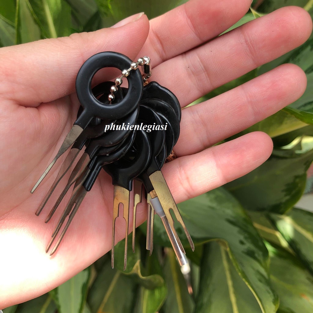Dụng cụ tháo jack dây điện oto 11 chi tiết lẫy tháo dây điện
