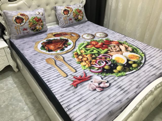 Drap thun lạnh 5D mẫu thức ăn