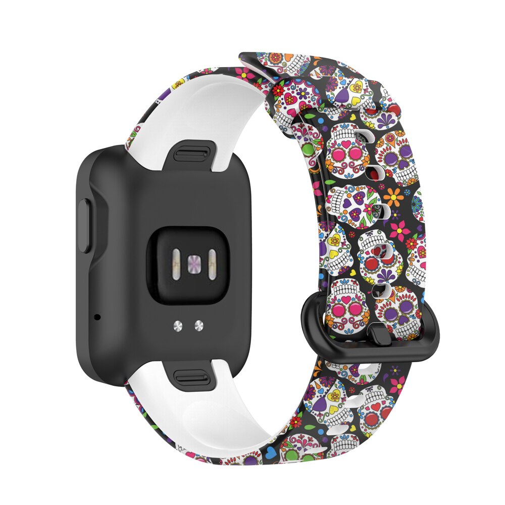 Dây Đeo Thay Thế Chất Liệu Silicon Hoạ Tiết Rằn Ri Cho XiaoMi Mi Watch Lite