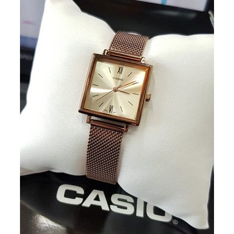 Đồng hồ CASIO nữ LTP-E155MR-9BDF gold rose